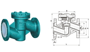 氟塑料襯里止回閥性能參數(shù)和特點