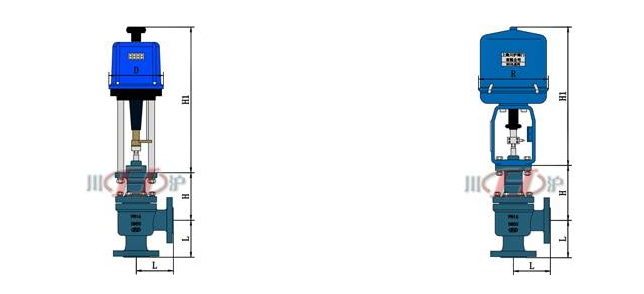 電動(dòng)角型調(diào)節(jié)閥結(jié)構(gòu)圖