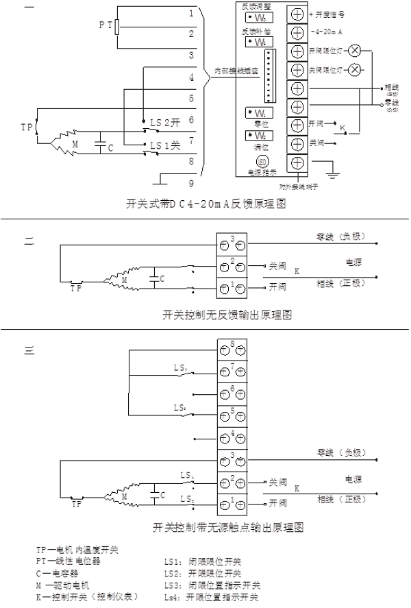 341電動(dòng)執(zhí)行器接線圖