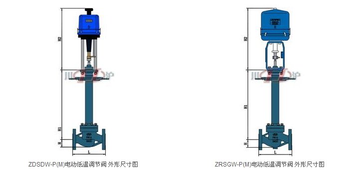 ZRSGW-P(M)_電動低溫調(diào)節(jié)閥結(jié)構(gòu)圖_調(diào)節(jié)閥