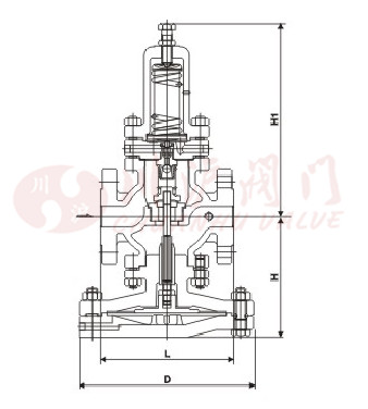 DP17高靈敏蒸汽減壓閥結(jié)構(gòu)圖