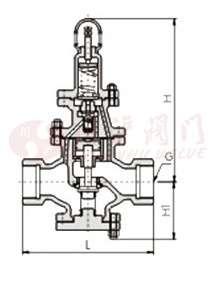 Y13H減壓閥結(jié)構(gòu)圖