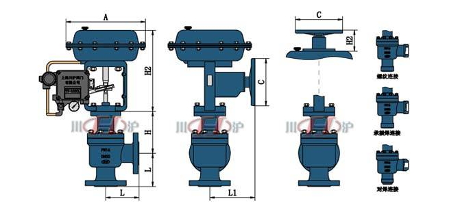ZJSJ_氣動角型調(diào)節(jié)閥結(jié)構(gòu)圖